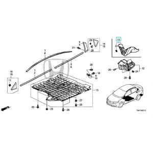 قطعة ديكور فوق الرفرف