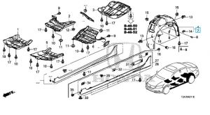 بطانة رفرف خلفي يسار