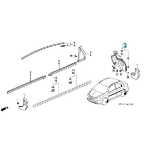 قطعة ديكور فوق الرفرف