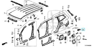 قفل تأمين الباب مدخل الوقود