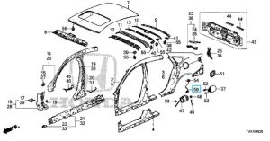 قفل تأمين الباب مدخل الوقود