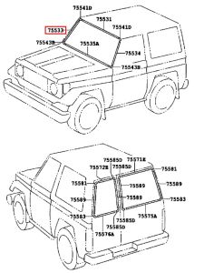 جلدة زجاج أمامي