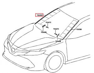 جلدة زجاج أمامي