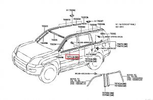 ديكور نيكل زجاج باب أمامي يمين