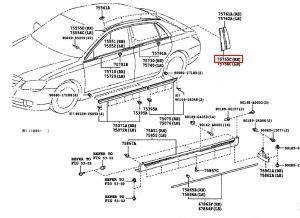 جلدة ديكور زجاج الباب الأمامي خلفية يمين