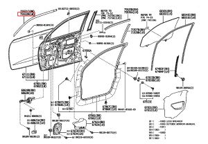 شريط ديكور باب أسود
