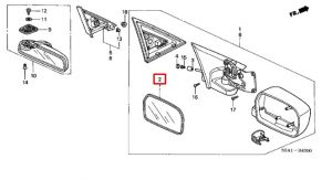 زجاج مراية جانبية