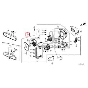 مراية جانبية يسار