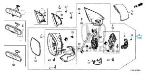 مراية جانبية يسار (AUTO TURN)