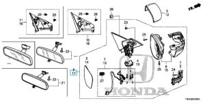 مراية جانبية يسار (R.C.)