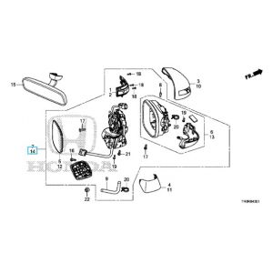 مراية جانبية يسار (R.C.)