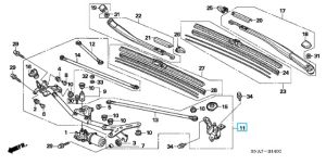 ذراع مساحات