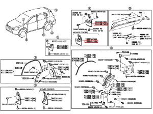 نسافة خلفية يسار