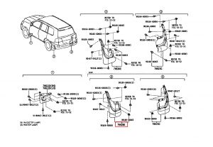 نسافة خلفية يسار