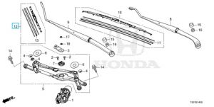 مساحة زجاج (350 ملم)