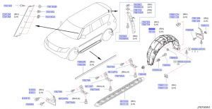 بطانة رفرف خلفي يمين