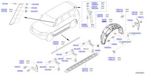 بطانة رفرف خلفي يسار