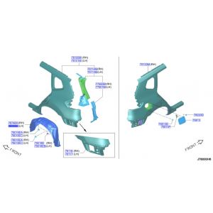 بطانة رفرف خلفي يسار