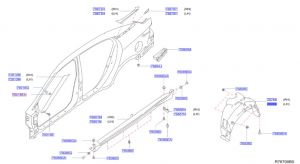 بطانة رفرف خلفي يسار