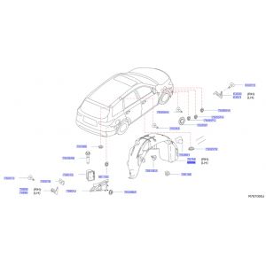 بطانة رفرف خلفي يسار