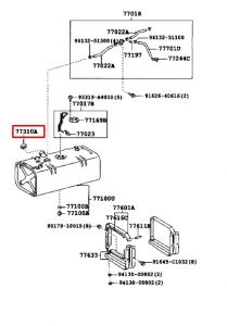غطاء تانك البنزين