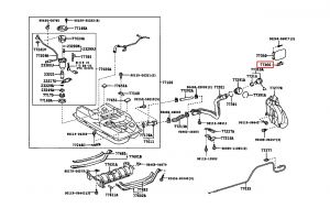 سستة باب غطاء البنزين