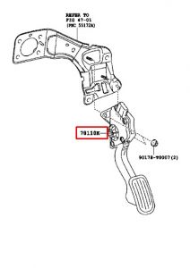 حساس دواسة البنزين