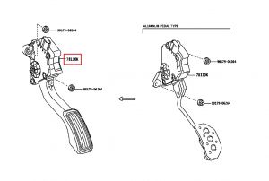 حساس دواسة البنزين