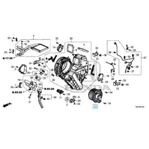 مروحة مكيف داخلية