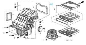 مروحة مكيف داخلية