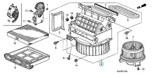 مروحة مكيف داخلية