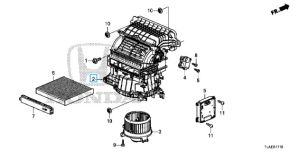 مروحة مكيف داخلية