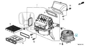 مروحة مكيف داخلية