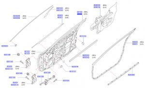 باب أمامي يسار