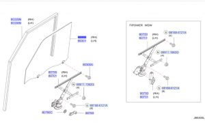 زجاج نافذة الباب