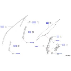 زجاج نافذة الباب