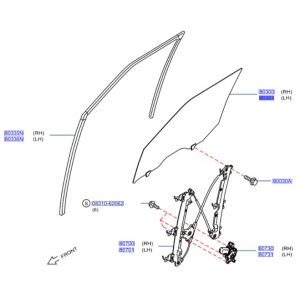 زجاج نافذة الباب