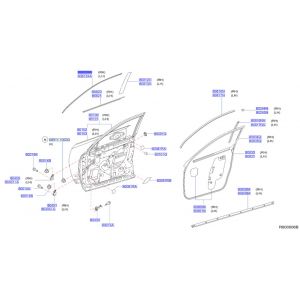 شريط ديكور باب أسود