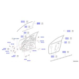 شريط ديكور باب أسود