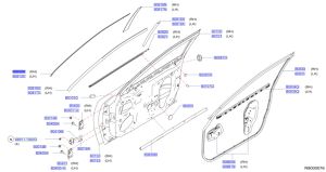 شريط ديكور باب أسود
