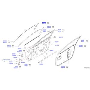 شريط ديكور باب أسود
