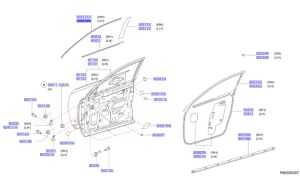 شريط ديكور باب أسود