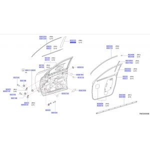 شريط ديكور باب أسود