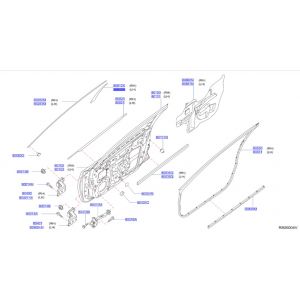 شريط ديكور باب أسود
