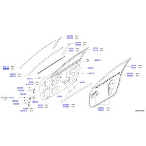 شريط ديكور باب أسود