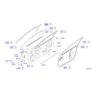 شريط ديكور باب أسود