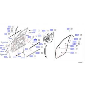 شريط ديكور باب أسود