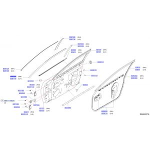 شريط ديكور باب أمامي داخلي