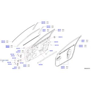 شريط ديكور باب أمامي داخلي
