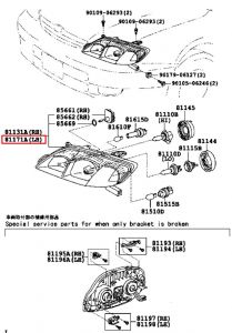 نور أمامي يسار